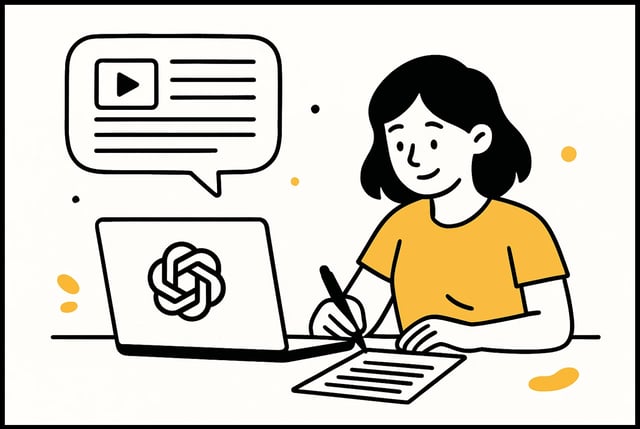 Écrire un script de vidéo avec ChatGPT : mode d’emploi
