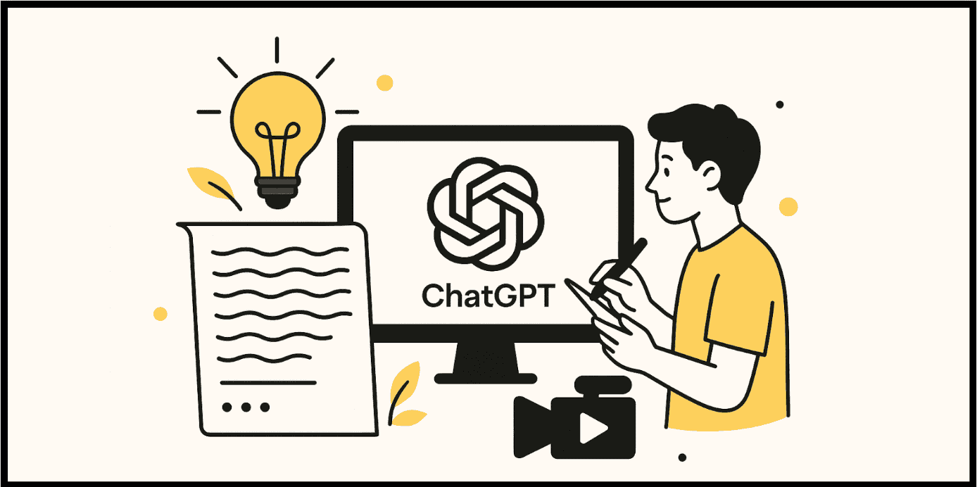 Comment ChatGPT peut aider à scénariser votre vidéo