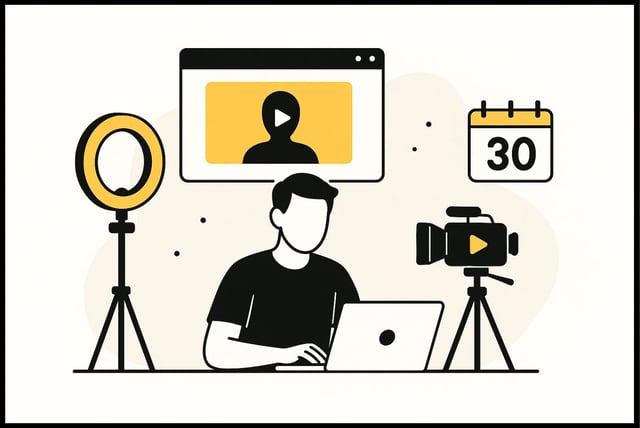 Comment produire 30 vidéos faceless par mois en solo ?